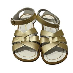Saltwater Sandal by Hoy Shoes The Original in Gold Girls Size 11
